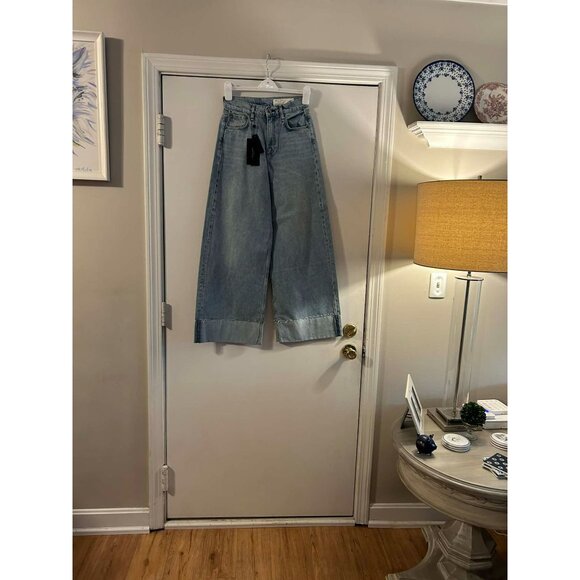 NWT $270 Rag & Bone Sofie Cuffed Crop Jeans Size 25 - Picture 7 of 10
